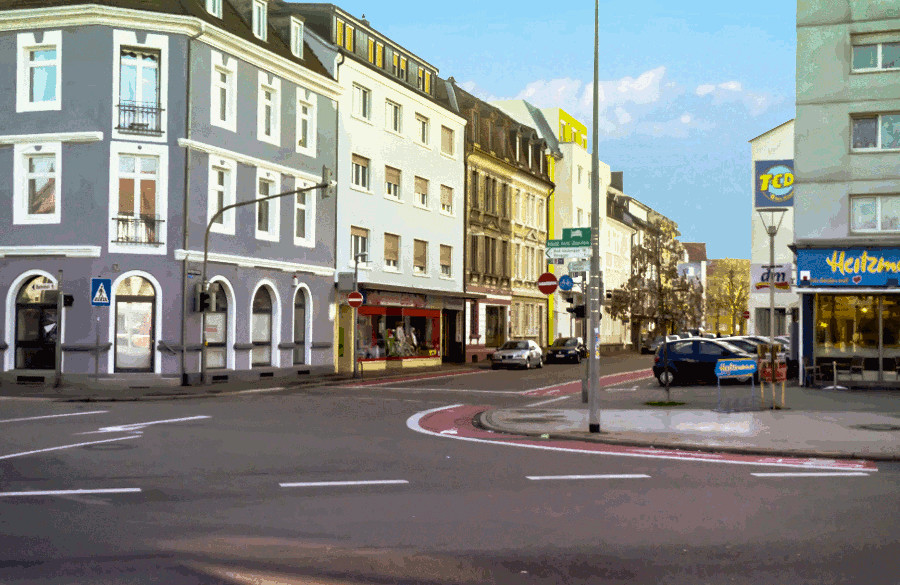 Weg zur Fahrschule